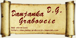 Damjanka Grabovčić vizit kartica